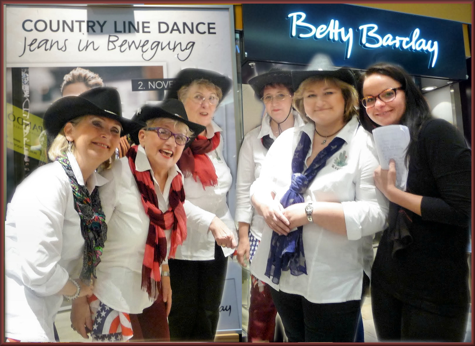 Auftritt mit viel Publikum bei Betty Barclay